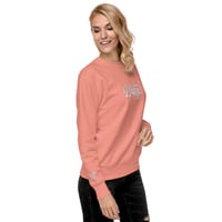 Image 5 of Large Embroidery Pink Sweatshirt