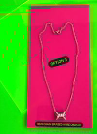 Image 4 of BASIC BARBED WIRE NECKLACES & CHOKERS