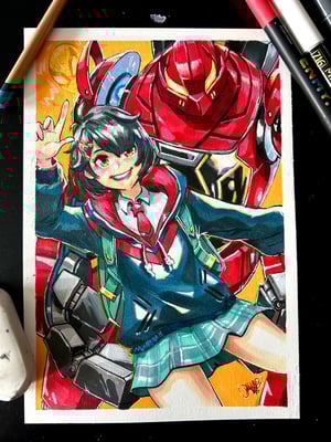 Image of Original Art : Sp//dr & Peni Parker // Shawn Yap