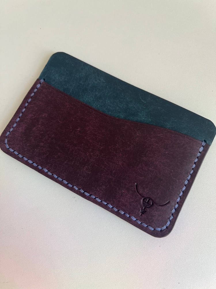 Image of Sapphire/Violet Pueblo Horizontal Cardholder 