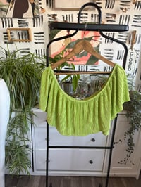 Image 1 of Fashion Nova accordion crop top
