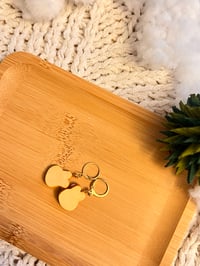 Image 5 of Bunny Bread Dangle Earrings 