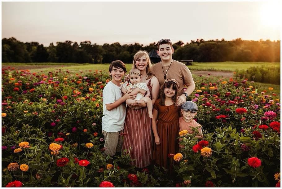 Image of sunflower / zinnia field minis ! 
