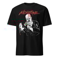 N8NOFACE "NARKO DISKO" Art by Domino Short-Sleeve Softstyle Unisex T-Shirt (Classic Black)
