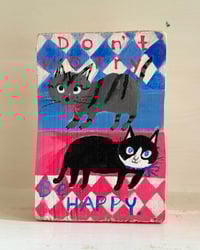 Image 1 of Original painting -Don’t Worry, Be Happy 