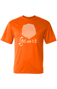 Image 1 of Get Use 2 It Logo T-shirt (Orange)