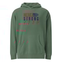 Image 3 of Merica Strong 1775 Embroidered - Unisex pigment-dyed hoodie from PatriotsCo.com