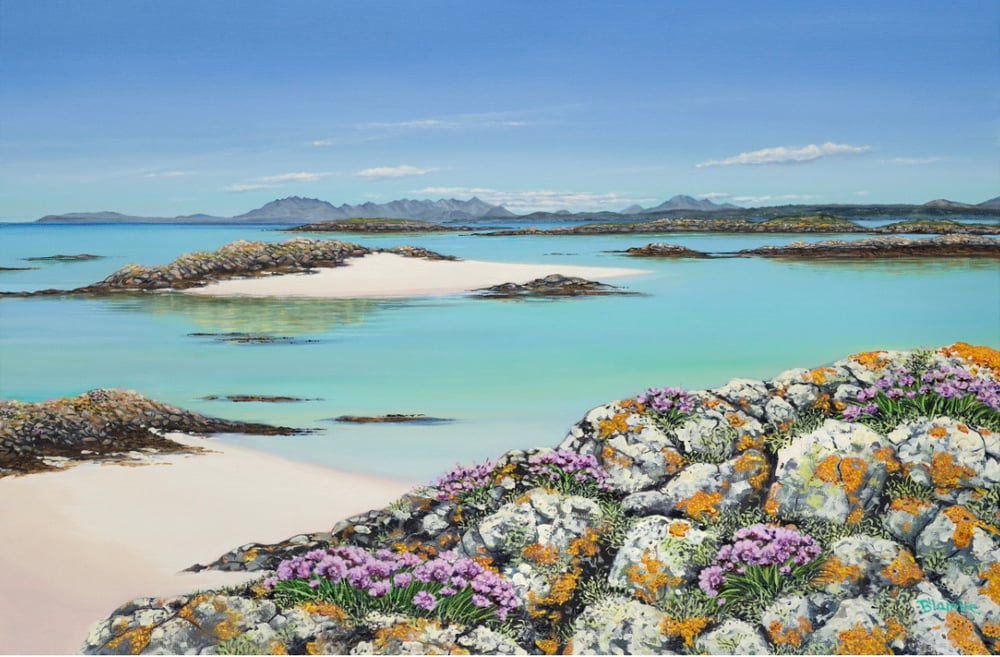 Image of Island peace Arisaig Skye print