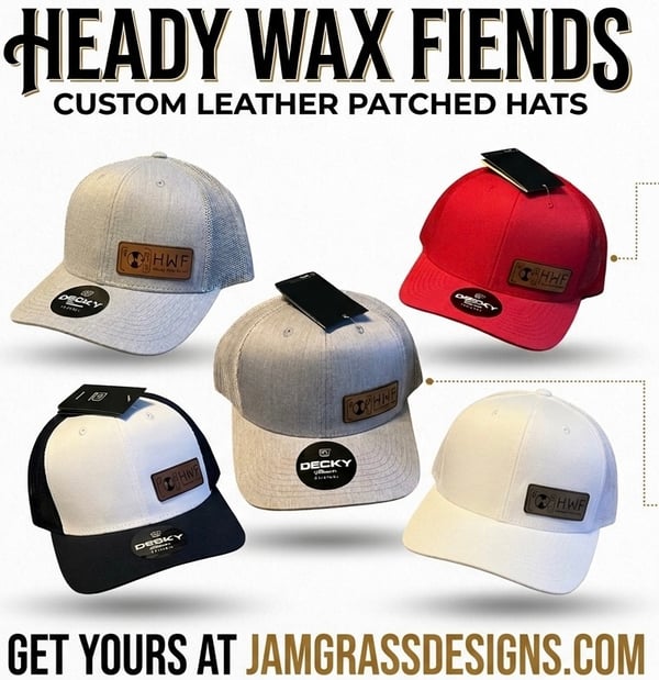 Image of HWF CUSTOM LEATHER PARCHED HATS