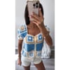 Blue Crochet Top 