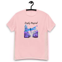 Image 5 of Unisex classic tee, Simply Magical Dragonfly & Wildflower Tee