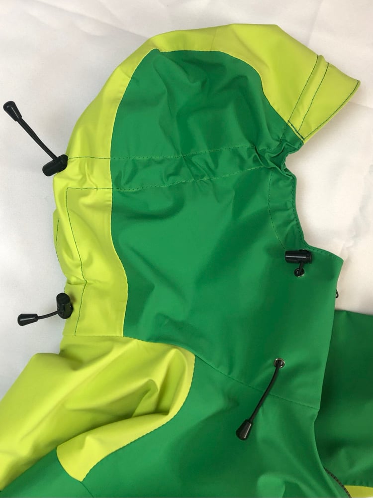 GREEN AND BRIGHT GREEN TECH LIZARD JACKET | Lizard Stuff