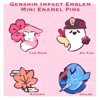 [LAST CHANCE] Genshin Impact Emblem Mini Enamel Pins Vol 1