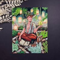 Image 1 of Garden Witch Signed Watercolor Print