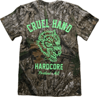 Image 2 of Camo Wolfhead Tee