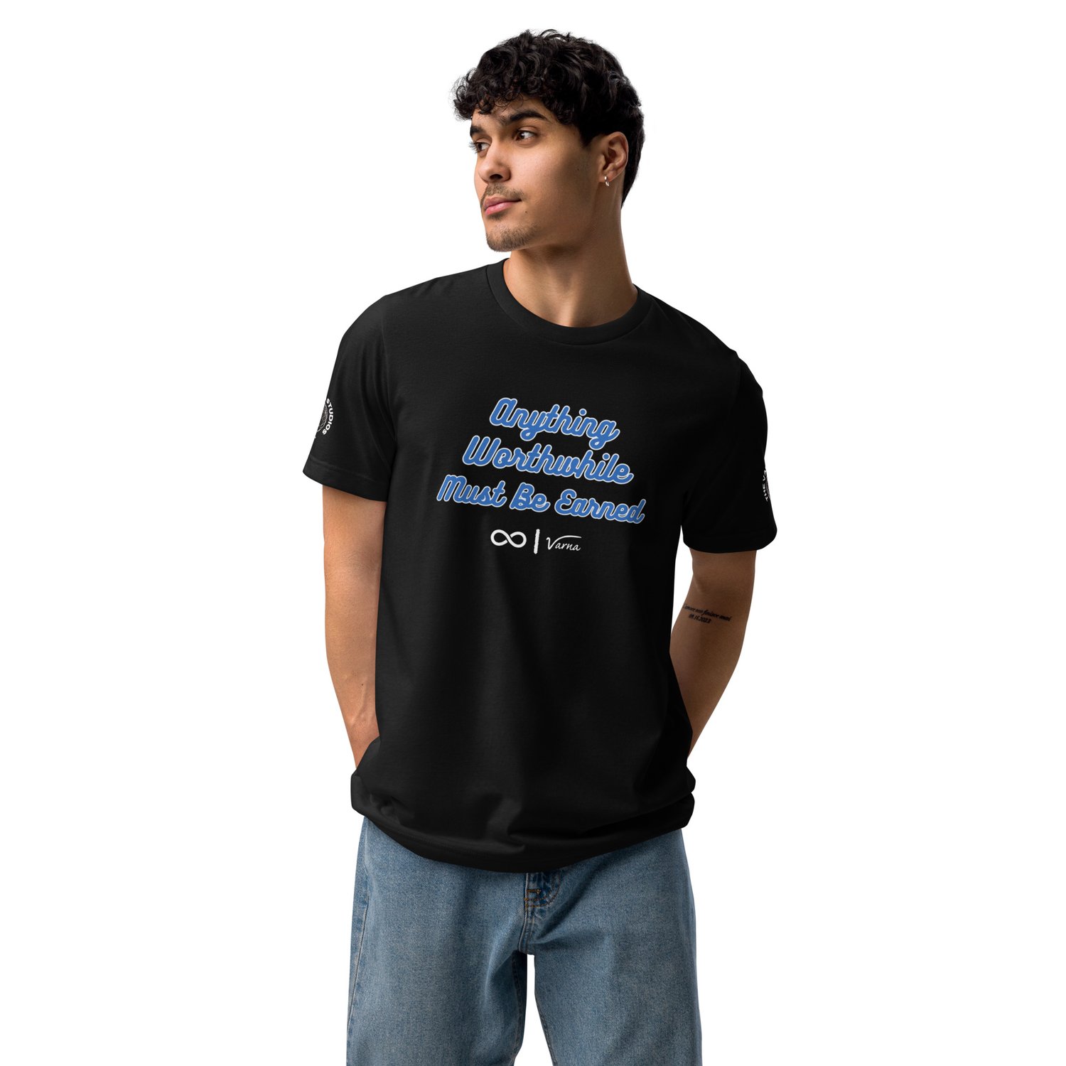 Image of Blue You Must Earn - Unisex staple eco t-shirt