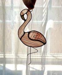 Image 5 of Stained Glass Flamingo