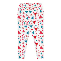 Image 1 of Red triangles yoga Leggings + 