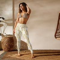 Image 14 of Fall On a Little White Yoga Leggings