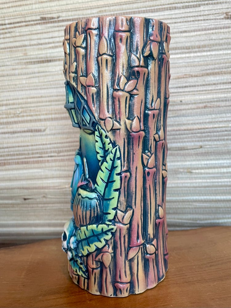 Image of Tiki Bar Mug Blue Light