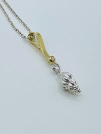 Image 3 of Ocean jewel pendant sil/gold/diamond