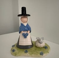 Image 1 of Menyw Gymreig a dafad / Welsh lady and sheep 