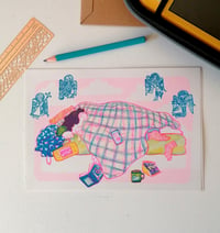 Sleepy Riso Print A5ish