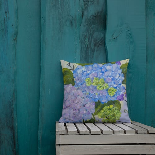 Image of Hydrangeas Pillow