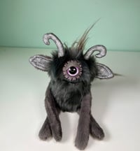 Image 1 of Happy Weighted Cyclops Monster - Dark Gray