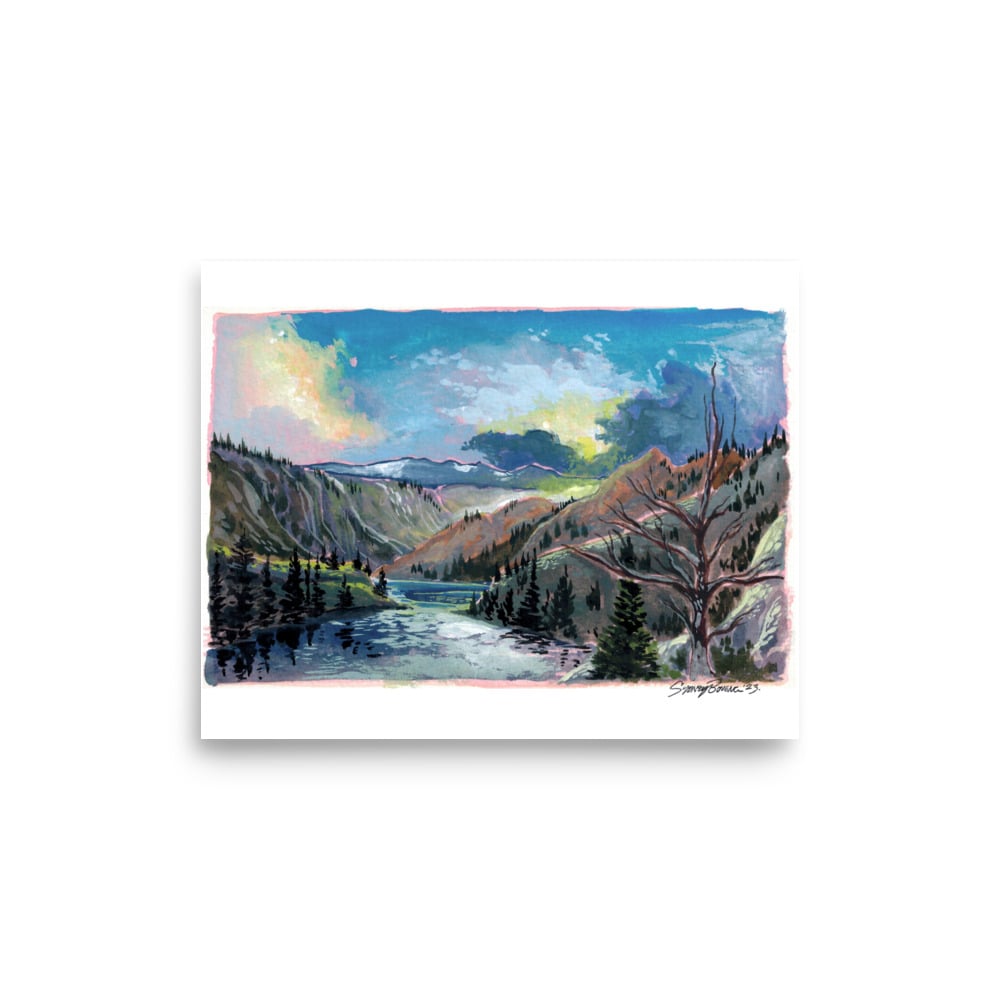 Image of Lake Louise of Wyoming- Print