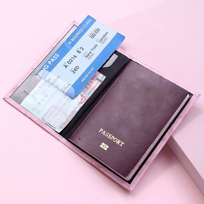 Image of Marble Effect Passport Case