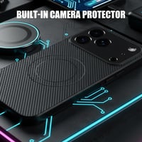 Image 4 of Magnetic Carbon Fiber Phone Case For iPhone 17 Pro Max 17Pro 17Air Cases For Magsafe Wireless Charge