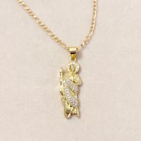 Image 1 of Sanjudas White Stone Necklace 