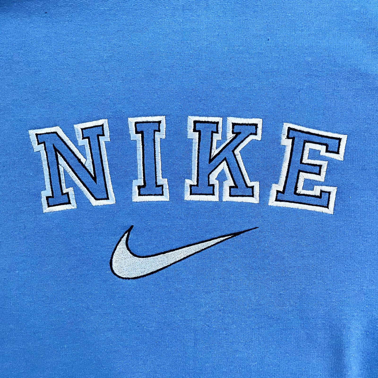 Vintage nike blue discount sweatshirt