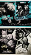 ICW NHB Signed Event Fight 11x17 Posters 