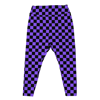 Purple Checker Plus Size Leggings