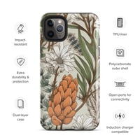 Image 6 of Art Nouveau Inspired Light and Airy Boho Floral Sketch Tough Case for iPhone®