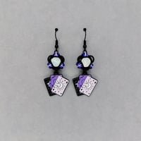 Capture Crystal + Tarot Card Earrings