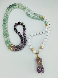 Image 5 of Fluorite Goddess Mala