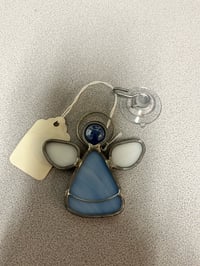 Image 1 of Angel stain glass sun catcher art