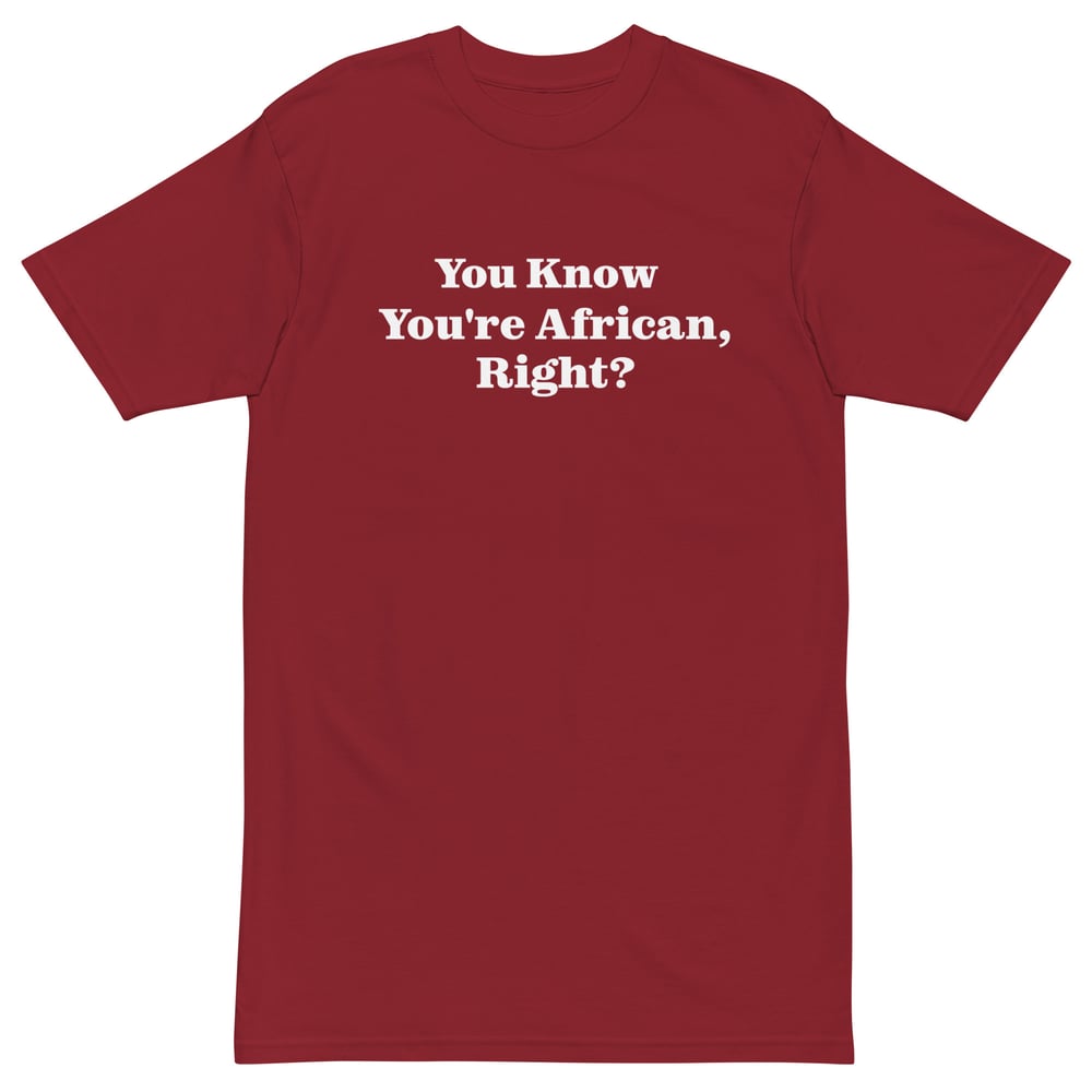 "You Know You're African, Right?" T-shirt