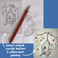 Image 3 of G’day! Ringtail Possum Scissor Keep