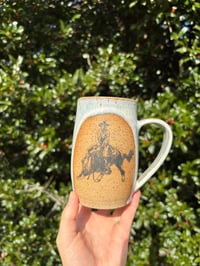 Image 1 of Baby Blue cowboy cutter mug