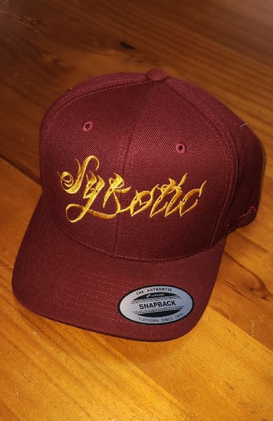 Image of OG Snapback Curved Cap (Maroon)