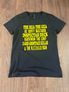 Killa Bees Ladies Slim Fit T-shirt (Black/Yellow)