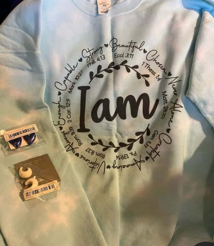 Image of Skylar Foundation/ I Am size Large sweat shirt
