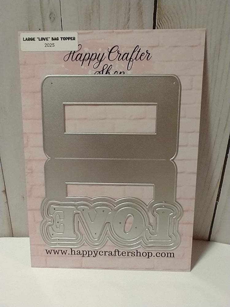 Image of Large "LOVE" Bag Topper