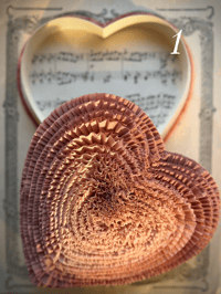 Image 3 of Antique Pink Ombre Heart Candy Boxes (multiple options)