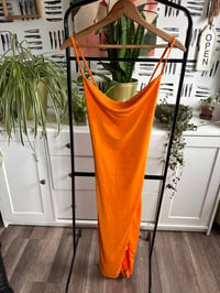 Image 1 of Orange bodycon dress 