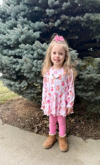 Image 3 of Hugs & Kisses Peplum (size 6,7,8)